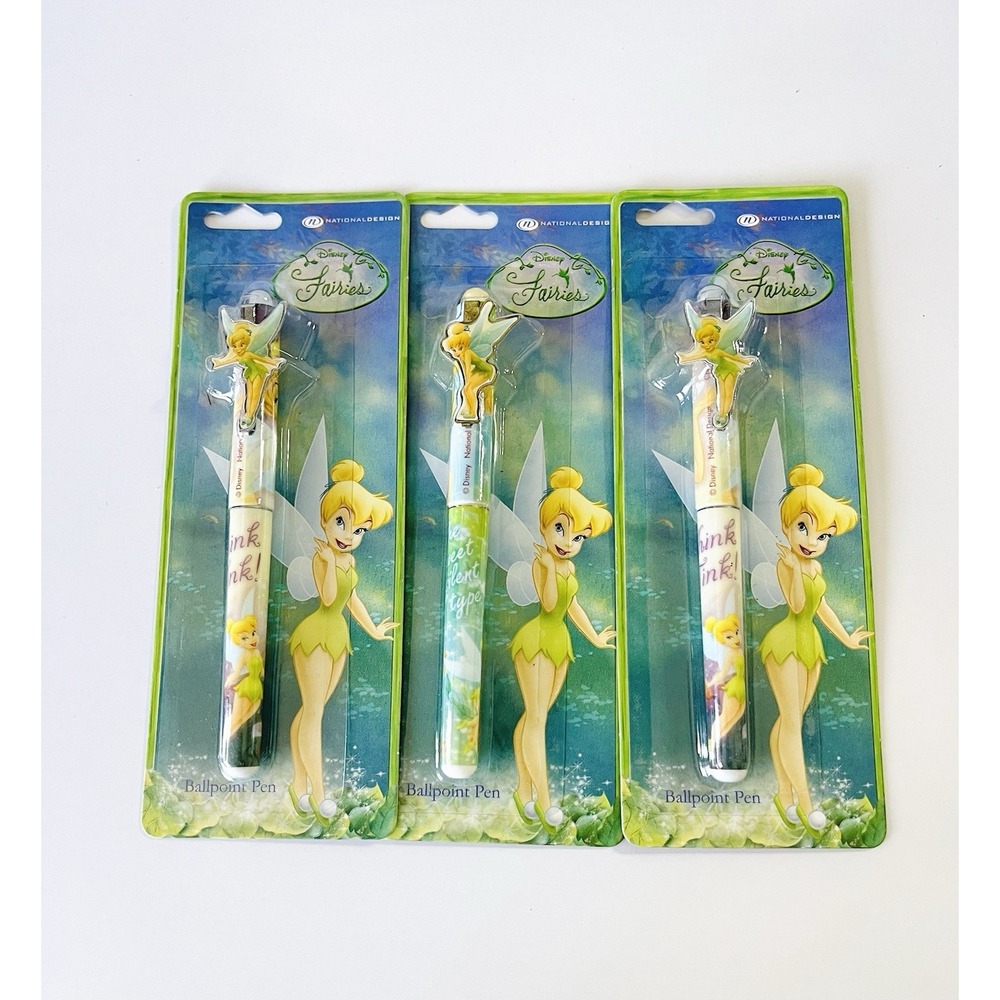 National Design‎ Disney Fairies Ballpoint Pen New & Sealed Vintage 3